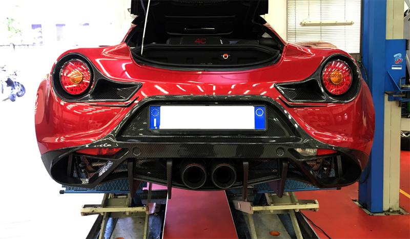 Alfa Romeo 4C Rear Diffuser - Carbon Fibre - Alfa Romeo Shop