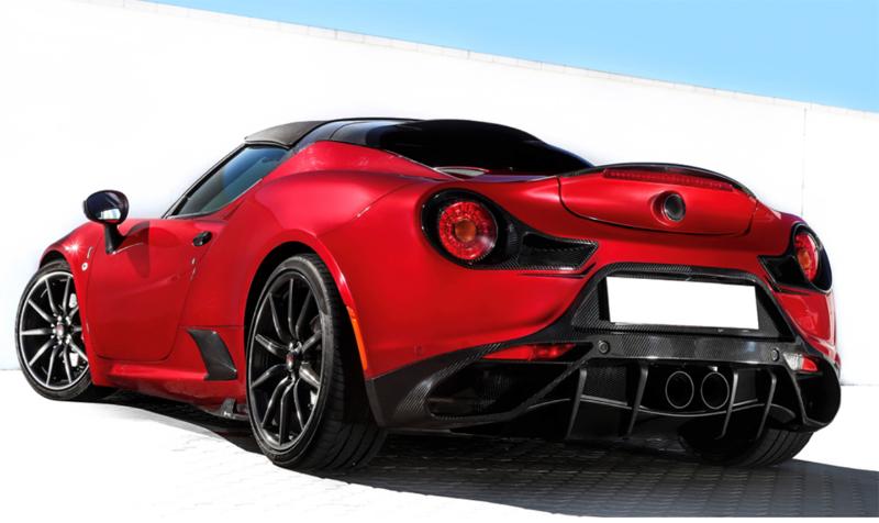 Alfa Romeo 4C Rear Diffuser - Carbon Fibre Alfa Romeo Shop