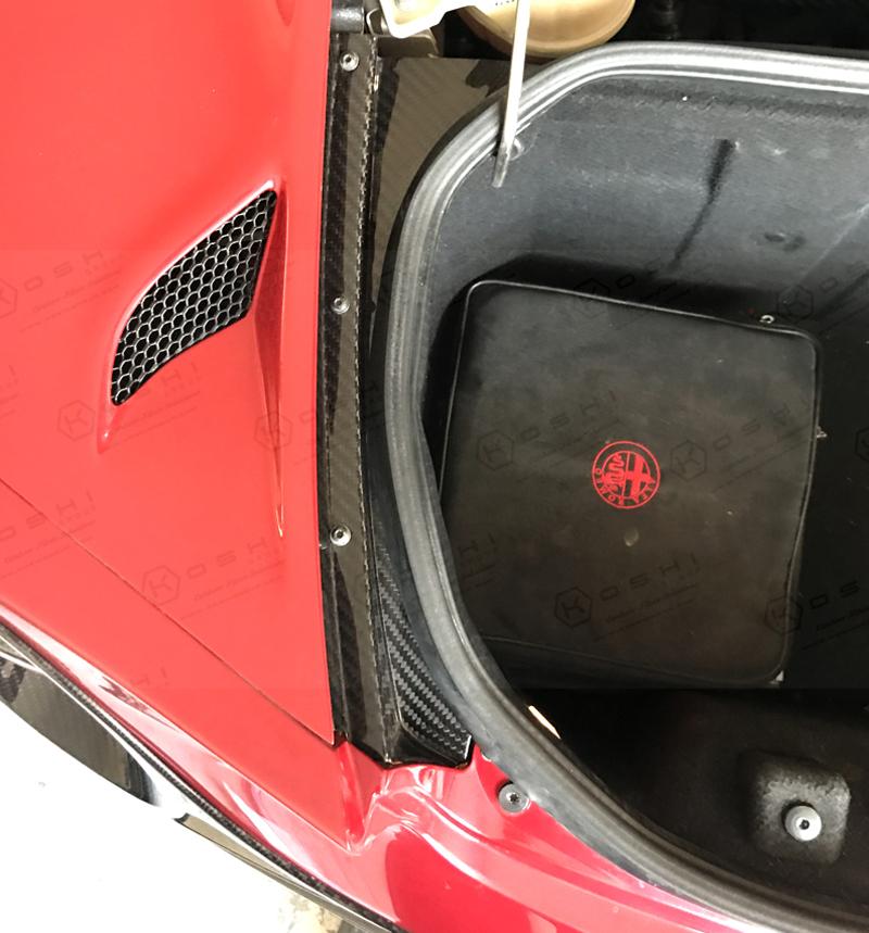 Alfa Romeo 4C Rear Trunk Side Trim - Carbon Fibre - Alfa Romeo Shop