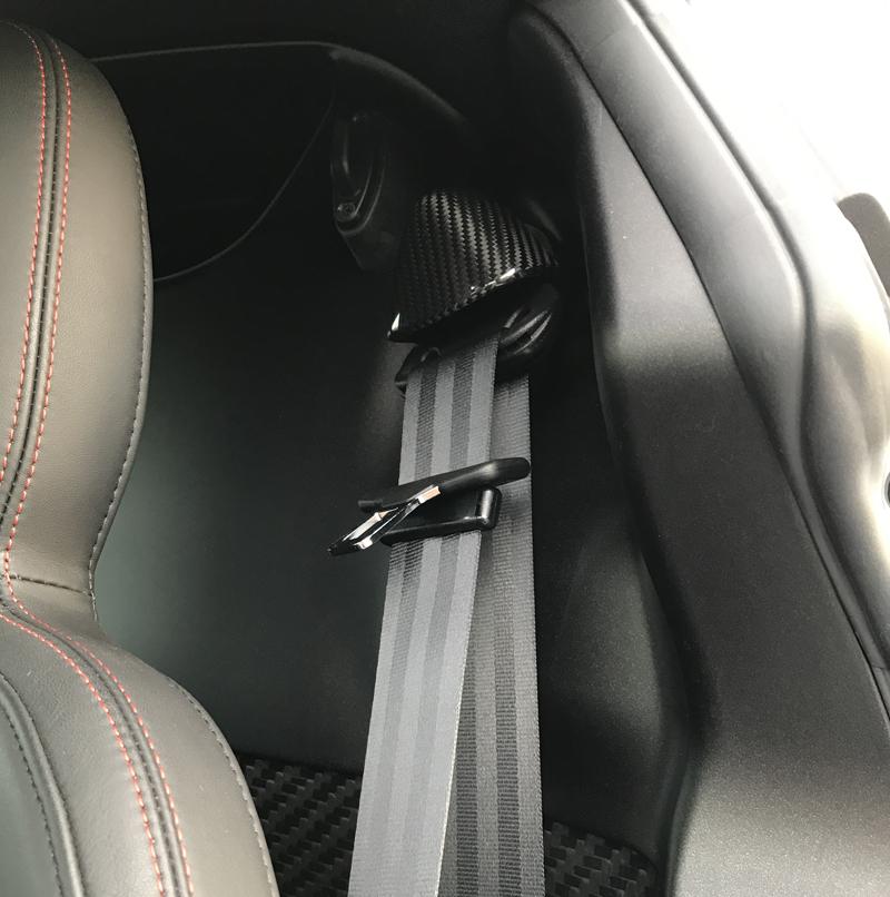 Alfa Romeo 4C Safety Belt Ring Cover - Carbon Fibre - Alfa Romeo Shop