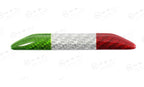 Alfa Romeo 4C Steering Wheel Italian Flag Badge - Carbon Fibre - Alfa Romeo Shop