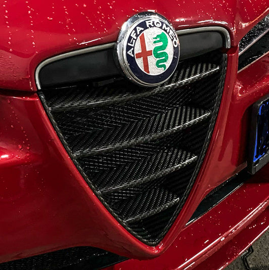 Alfa Romeo Brera Front Shield Grill - Carbon Fibre Alfa Romeo Shop