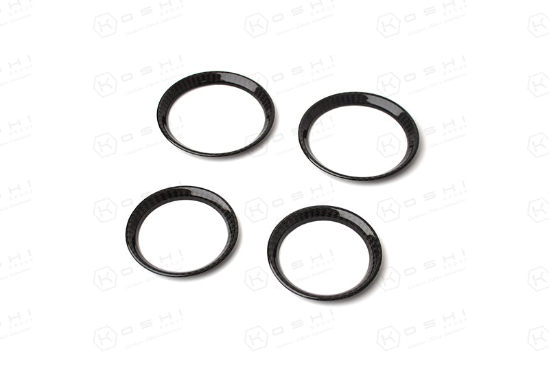 Alfa Romeo Giulia Air Vents Circles Cover - Carbon Fibre - Alfa Romeo Shop