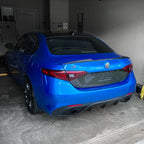 Alfa Romeo Giulia Central Back Trim License Plate - Carbon Fibre - Alfa Romeo Shop