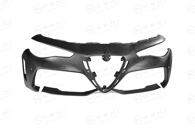 Alfa Romeo Giulia GTAm Style Front Bumper - Carbon Fibre - Alfa Romeo Shop