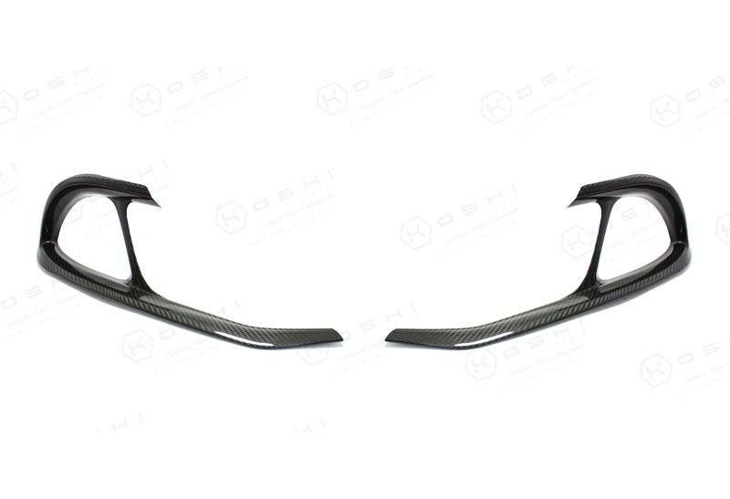 Alfa Romeo Giulia QV Aggressive Front Bumper Flaps - Carbon Fibre - Alfa Romeo Shop