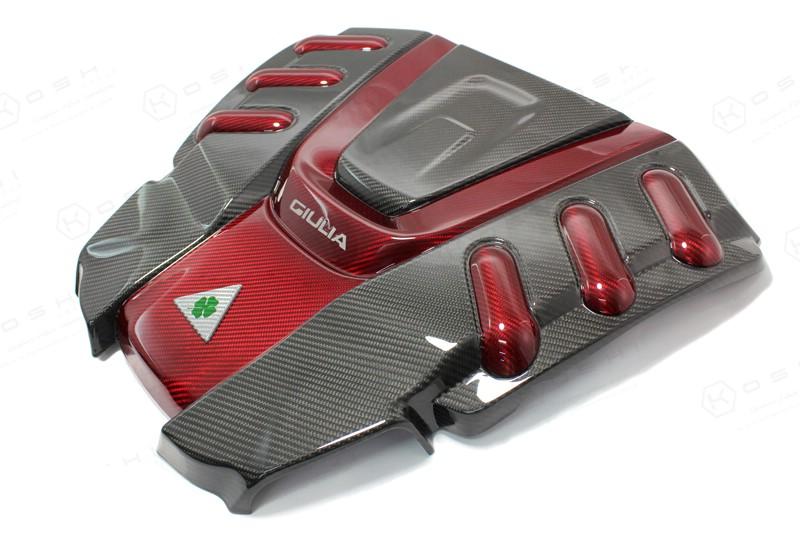 Alfa Romeo Giulia QV Engine Cover - Carbon Fibre - Alfa Romeo Shop