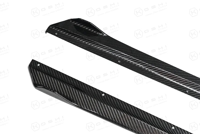 Alfa Romeo Giulia QV Shark Fin Side Skirts - Carbon Fibre - Alfa Romeo Shop