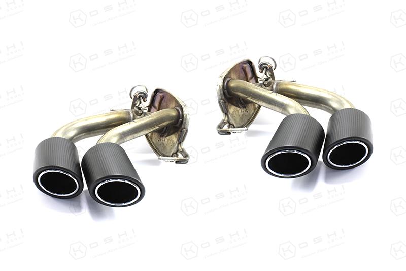 Alfa Romeo Giulia QV / Stelvio QV Exhaust Pipes - Carbon Fibre - Alfa Romeo Shop