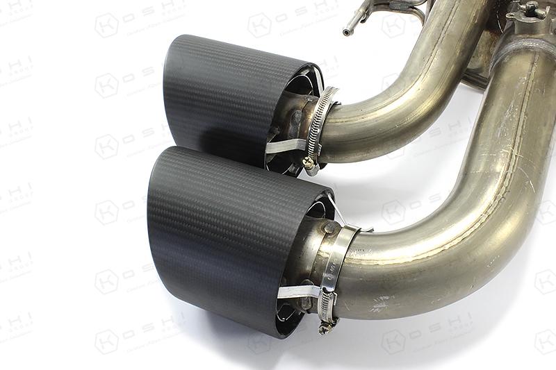 Alfa Romeo Giulia QV / Stelvio QV Exhaust Pipes - Carbon Fibre - Alfa Romeo Shop