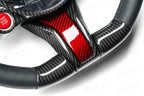 Alfa Romeo Giulia QV / Stelvio QV Lower Steering Wheel Decal Trim Cover – 2020-ongoing - Carbon Fibre - Alfa Romeo Shop
