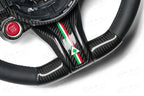 Alfa Romeo Giulia QV / Stelvio QV Lower Steering Wheel Decal Trim Cover – 2020-ongoing - Carbon Fibre - Alfa Romeo Shop