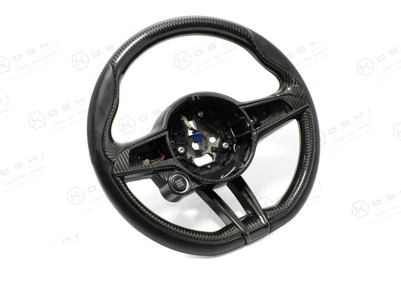 Alfa Romeo Giulia QV / Stelvio QV Steering Wheel Lower Part Cover - Carbon Fibre - Alfa Romeo Shop