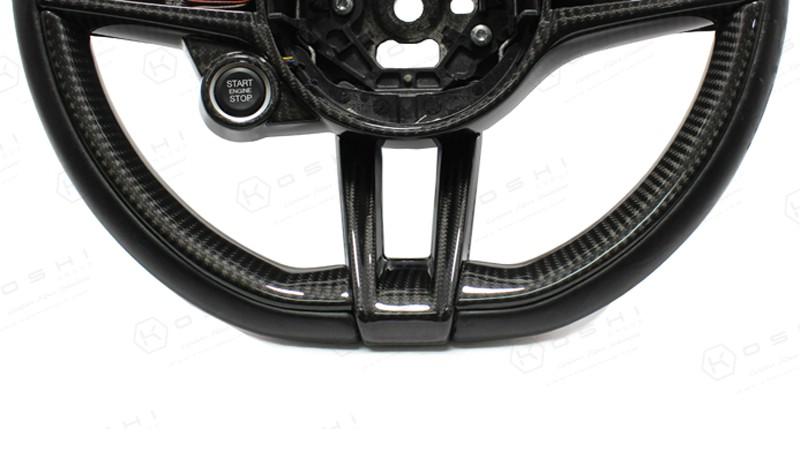 Alfa Romeo Giulia QV / Stelvio QV Steering Wheel Sides Cover - Carbon Fibre Alfa Romeo Shop
