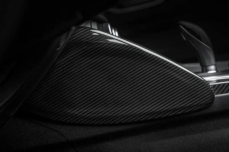 Alfa Romeo Giulia Side Panel Trim of Center Console Cover - Carbon Fibre - Alfa Romeo Shop