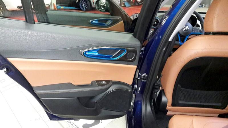 Alfa Romeo Giulia Speakers Frame Trim - Carbon Fibre - Alfa Romeo Shop