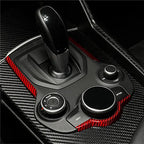Alfa Romeo Giulia / Stelvio Center Console Frame Trim Cover - Carbon Fibre - Alfa Romeo Shop