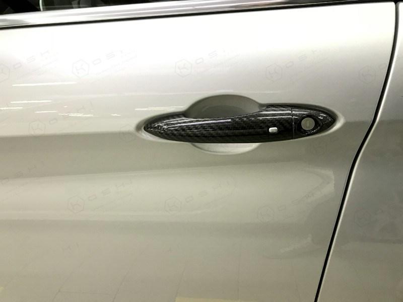 Alfa Romeo Giulia / Stelvio Outside Door Handles Cover Trim - Carbon Fibre - Alfa Romeo Shop