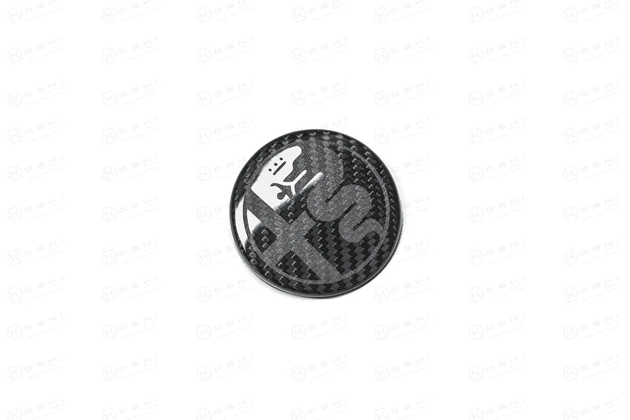 Alfa Romeo Giulia / Stelvio Steering Wheel Badge Logo Cover - Carbon Fibre - Alfa Romeo Shop