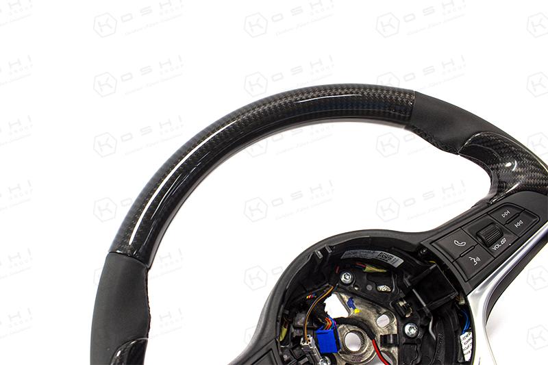 Alfa Romeo Giulia / Stelvio Steering Wheel Upper Part Cover - Carbon Fibre - Alfa Romeo Shop
