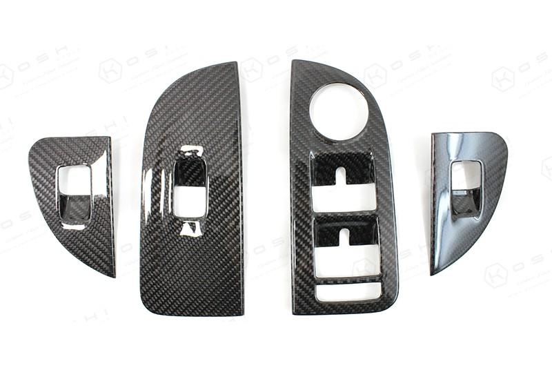 Alfa Romeo Giulia Window Switch Control Cover - Carbon Fibre - Alfa Romeo Shop