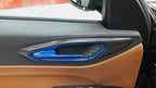 Alfa Romeo Giulia Internal Door Handles Frame Trim - Carbon Fibre - TMC Motorsport