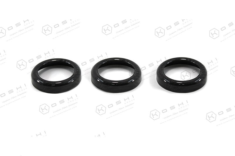 Alfa Romeo Giulietta Center Console Switch Frames - Carbon Fibre - Alfa Romeo Shop
