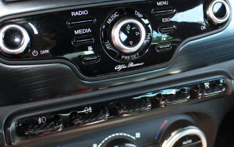 Alfa Romeo Giulietta Control Buttons - Carbon Fibre - Alfa Romeo Shop