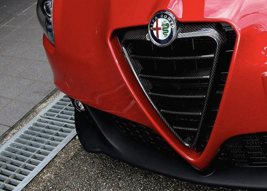 Alfa Romeo Giulietta Front Grille Cover - Carbon Fibre Alfa Romeo Shop