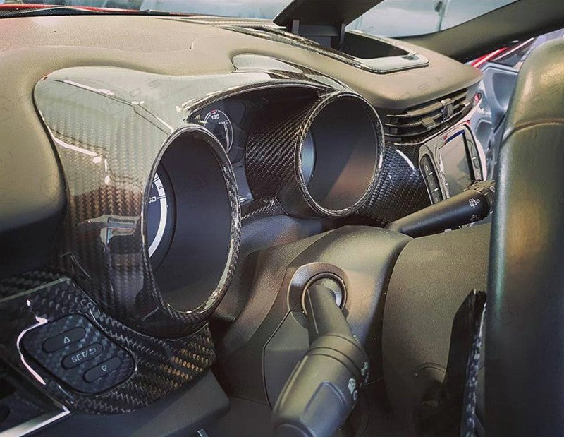 Alfa Romeo Giulietta Instrument Cover Set - Carbon Fibre - Alfa Romeo Shop