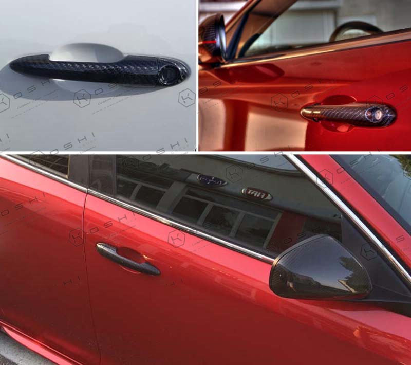 Alfa Romeo Giulietta – Mito Door Handles Cover - Carbon Fibre - Alfa Romeo Shop
