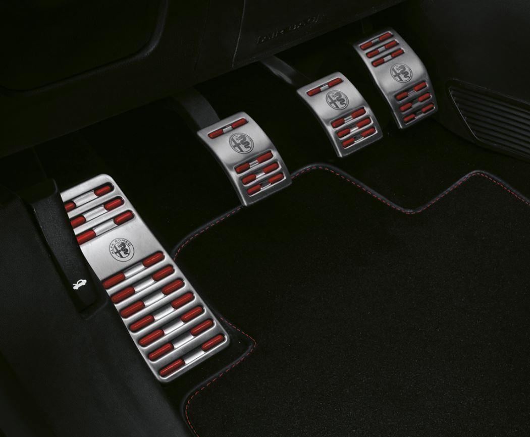 Alloy Pedal & Footrest Set - Mito Alfa Romeo Shop