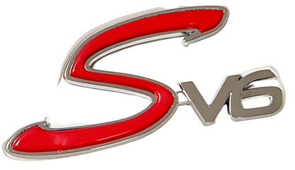 Badge 'S V6' (Raised) - Brera Prodrive Alfa Romeo Shop