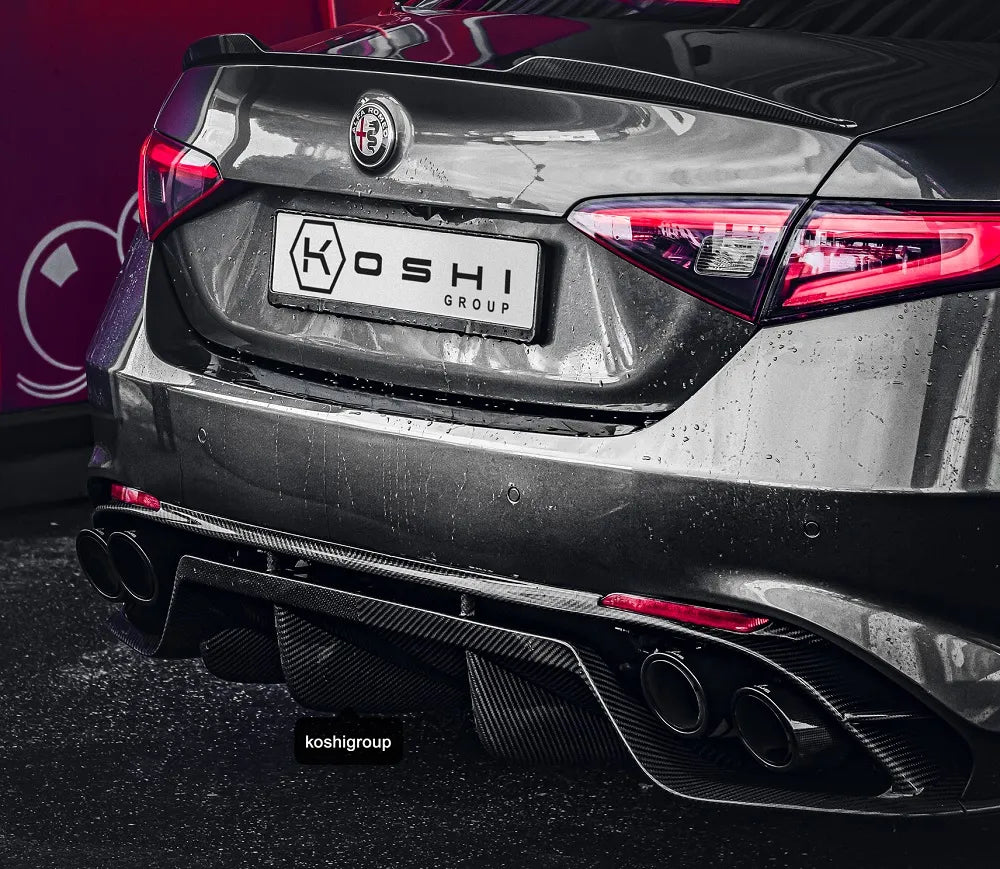 Alfa Romeo Giulia QV Heckdiffusor – Kohlefaser
