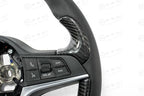 Alfa Romeo Giulia / Stelvio Steering Wheel Thumb Grips Cover - Carbon Fibre - TMC Motorsport