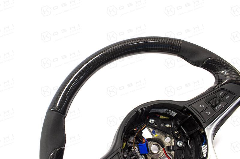 Alfa Romeo Giulia / Stelvio Steering Wheel Upper Part Cover - Carbon Fibre - TMC Motorsport