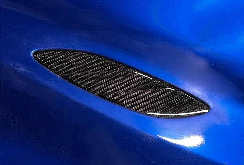 Alfa Romeo Giulia QV Hood Aggressive Air Intakes - Carbon Fibre - TMC Motorsport