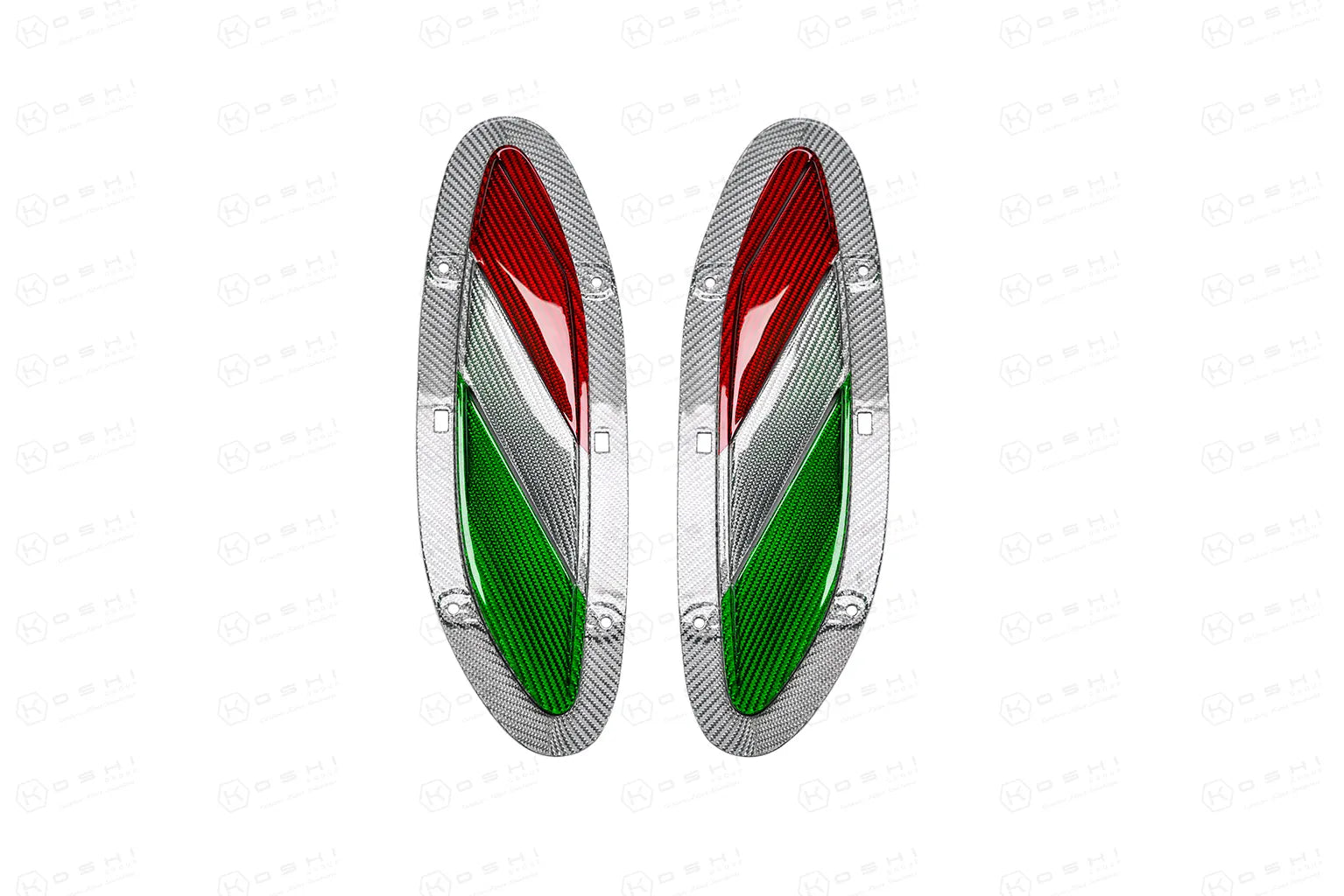 Alfa Romeo Giulia QV Hood Aggressive Air Intakes - Carbon Fibre