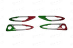 Alfa Romeo Giulia Internal Door Handles Frame Trim - Carbon Fibre