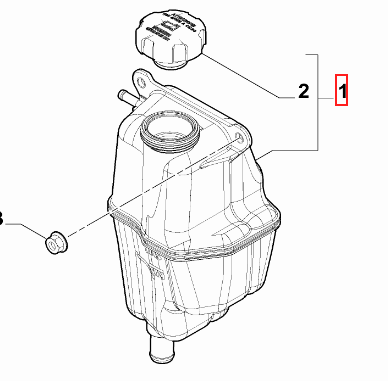 Coolant Expansion Tank - 159