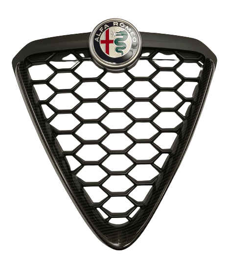 Grille, Gloss Carbon Fibre - Alfa Romeo Mito 2016> 156139045