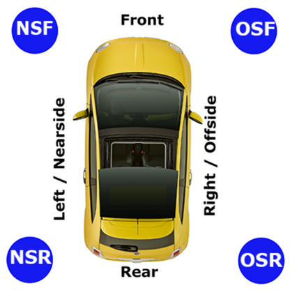 Front Indicator, Nearside - GT Blackline