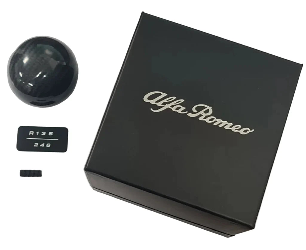 Genuine Alfa Romeo Carbon Fibre Gear Knob – Giulietta 2013–2016