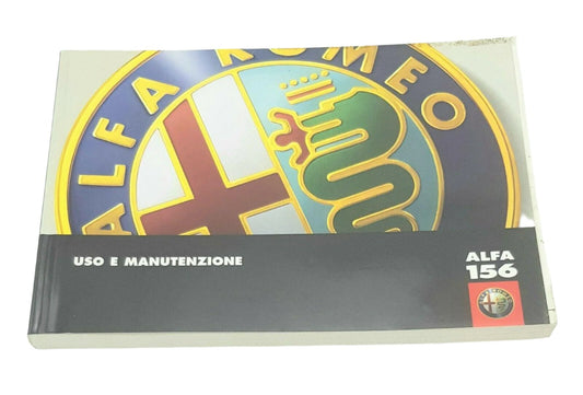 Alfa Romeo 156 1997-2002 Owners Handbook manual Italian - Alfa Romeo Shop