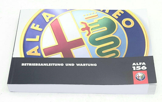 Alfa Romeo 156 Owners Manual German - Alfa Romeo Shop