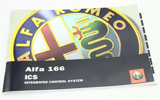 Alfa Romeo 166 Integrated Control System Supplement Book - Alfa Romeo Shop