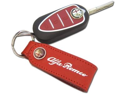 Leather Key Ring - Alfa Romeo