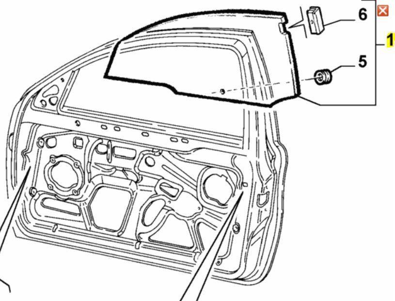 Door Glass, Front - 147 - Alfa Romeo Shop