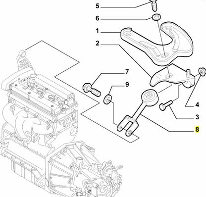 Engine Stabiliser bar - 2.0 TS & JTS - Alfa Romeo Shop