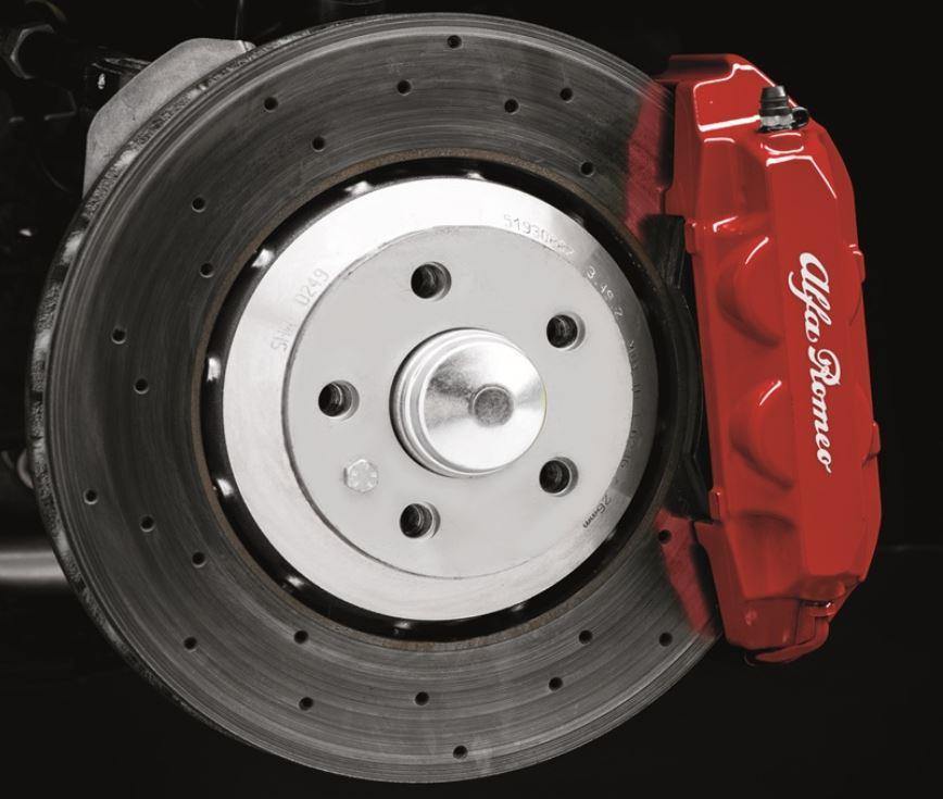 Caliper Kit, Front & Rear, RED - 4C - Alfa Romeo Genuine Parts Shop